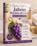 Diseño viral Jabón racimo de uvas para cocina y baño.